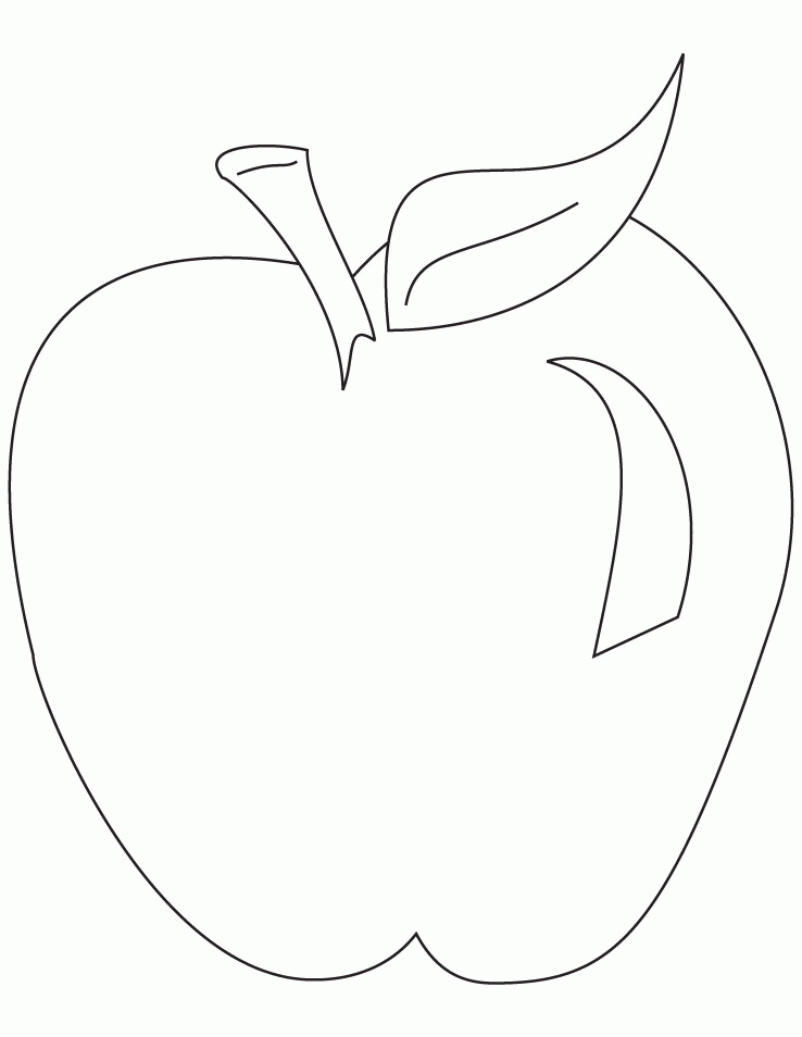 Apple Coloring Pages For Preschoolers FreeColoring Pages 