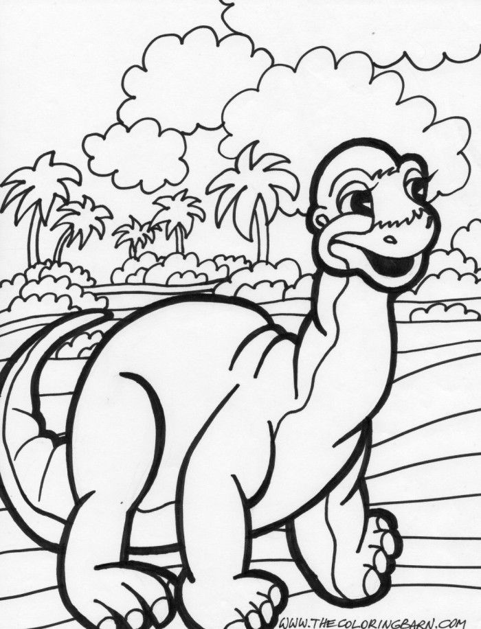 Walt Disney Dinosaur Coloring Pages