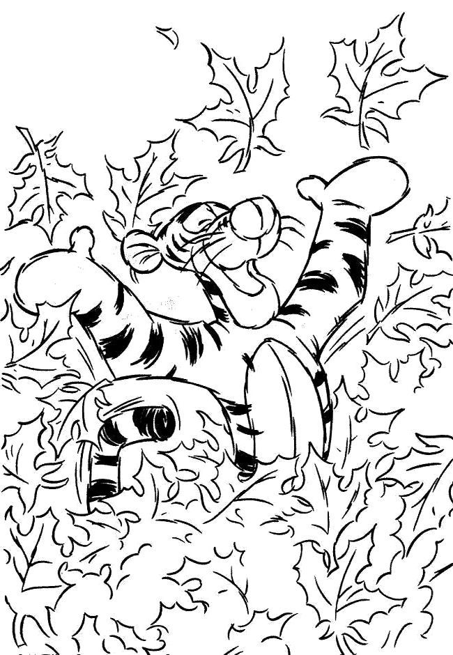 Disney Tiger Cartoon Coloring Pictures | kids coloring pages | Pinter…
