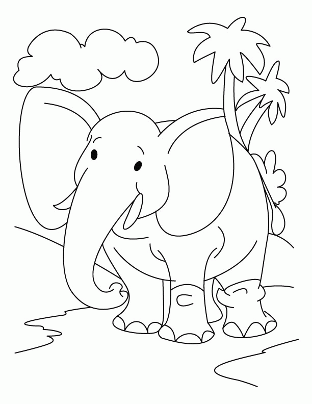 elmer colur Colouring Pages (page 3)