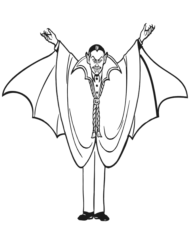 Dracula Coloring Pages - Free Printable Coloring Pages | Free 