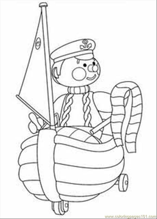 printable coloring page Andy Pandy | HelloColoring.com | Coloring 