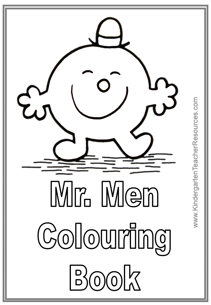 mrmen Colouring Pages
