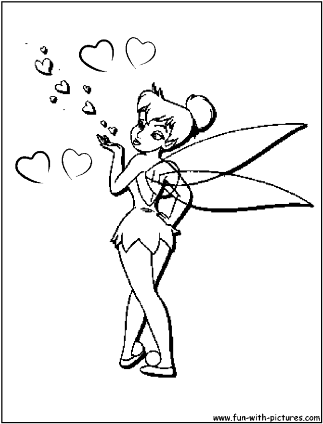 Tinkerbell Christmas Coloring Pages Coloring Book Area Best 261624 