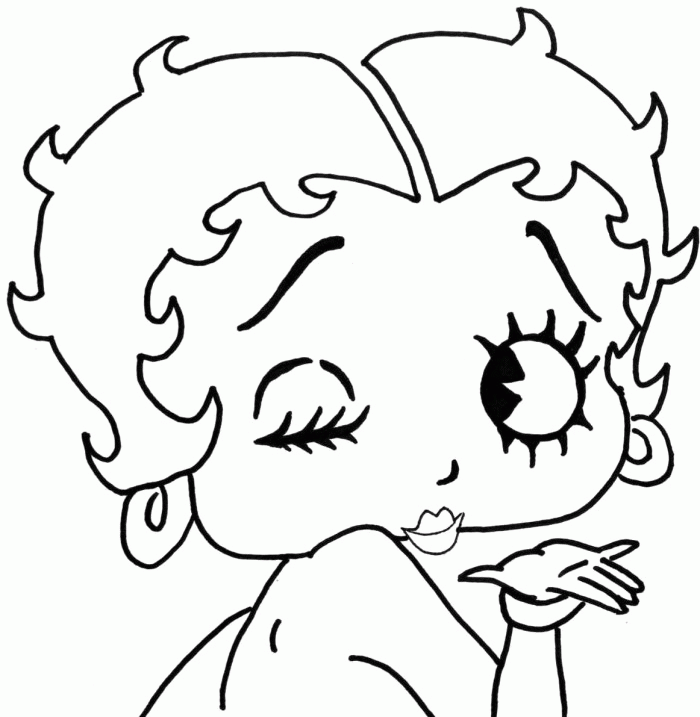 Betty Boop Ogle Coloring Pages - Betty Boop Coloring Pages : Free 
