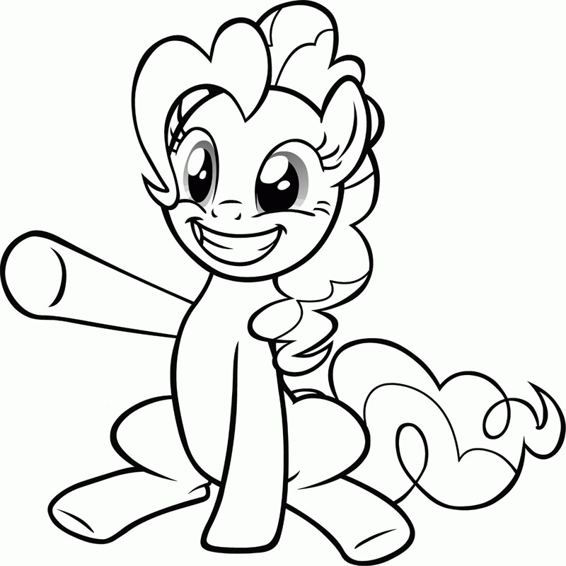 my little pony logo Colouring Pages