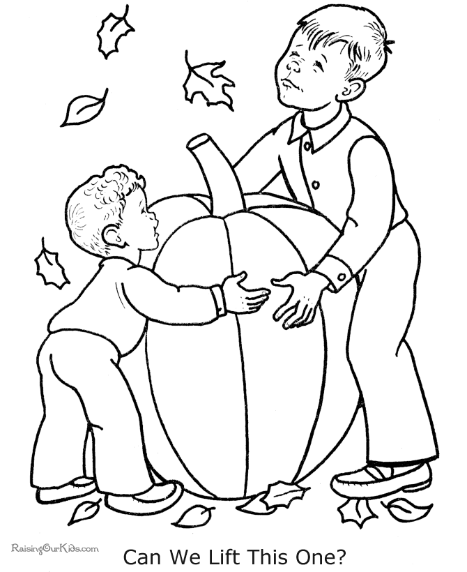 Halloween Pumpkin Coloring Pages - 002