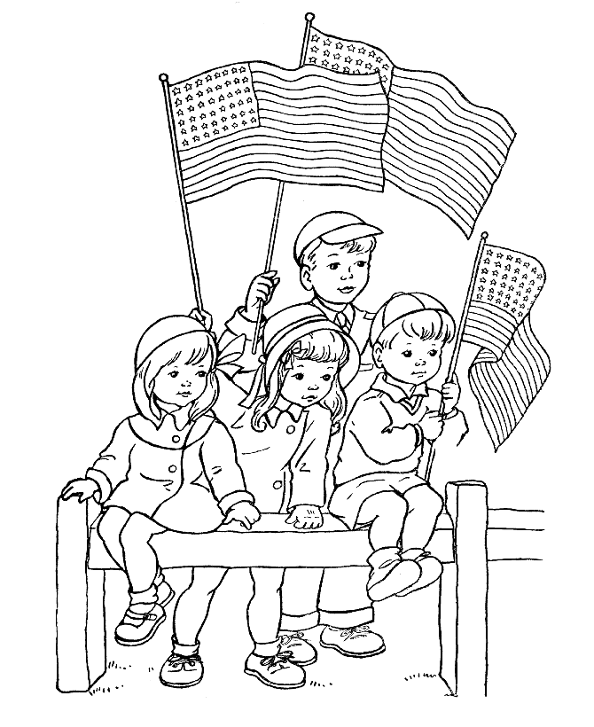 Flag Day Coloring Pages Free Of America: Flag Day Coloring Pages 