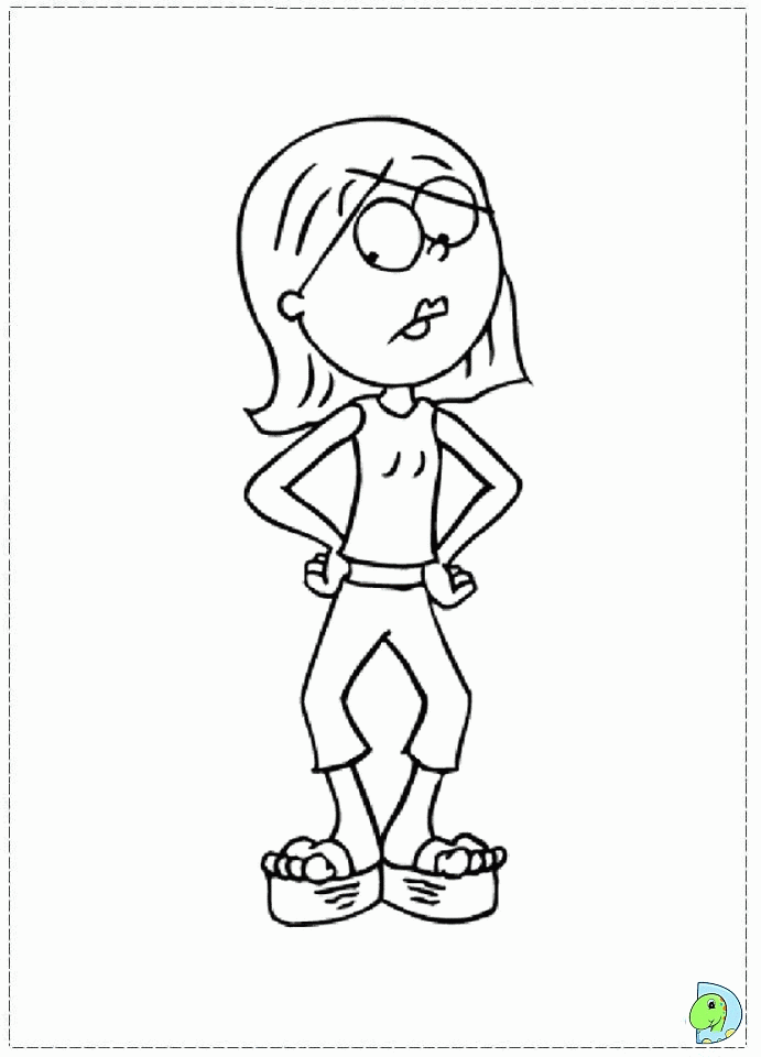 lizzy Colouring Pages