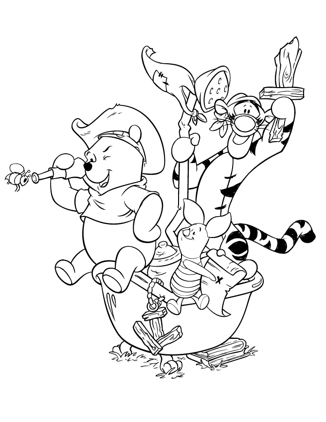 treasure hunting Colouring Pages (page 2)