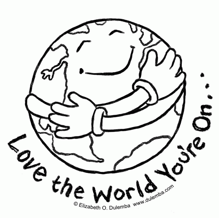 Kids Around The World Coloring Pages