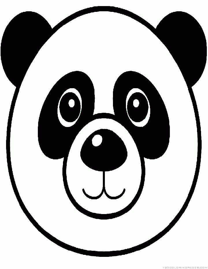 Panda Pictures To Print Coloring Home