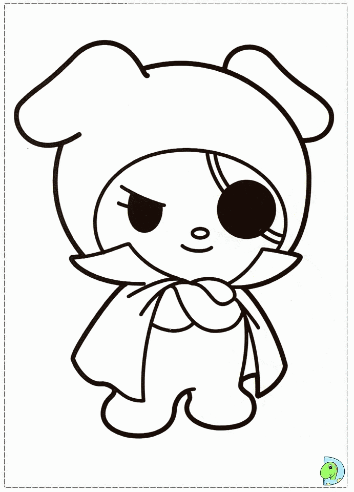 Download My Melody Coloring Page Printable - Kids Colouring Pages