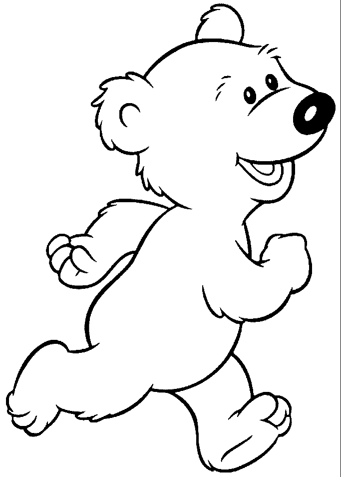 Bear In The Big Blue Coloring Page
