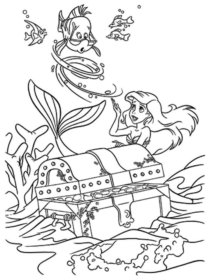 Ariel Coloring Pages : Coloring Book Area Best Source for Coloring 