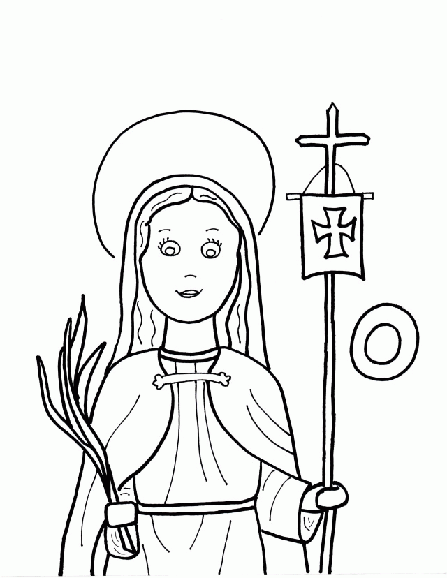 St Michael Coloring Page - Coloring Home