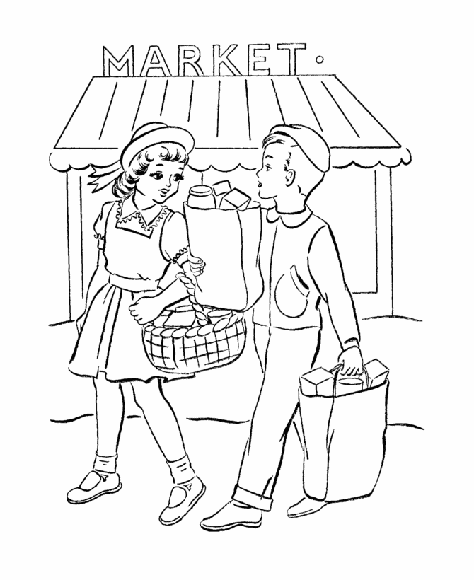Kids Valentine's Day Coloring Pages - Kids on Valentine's Day 