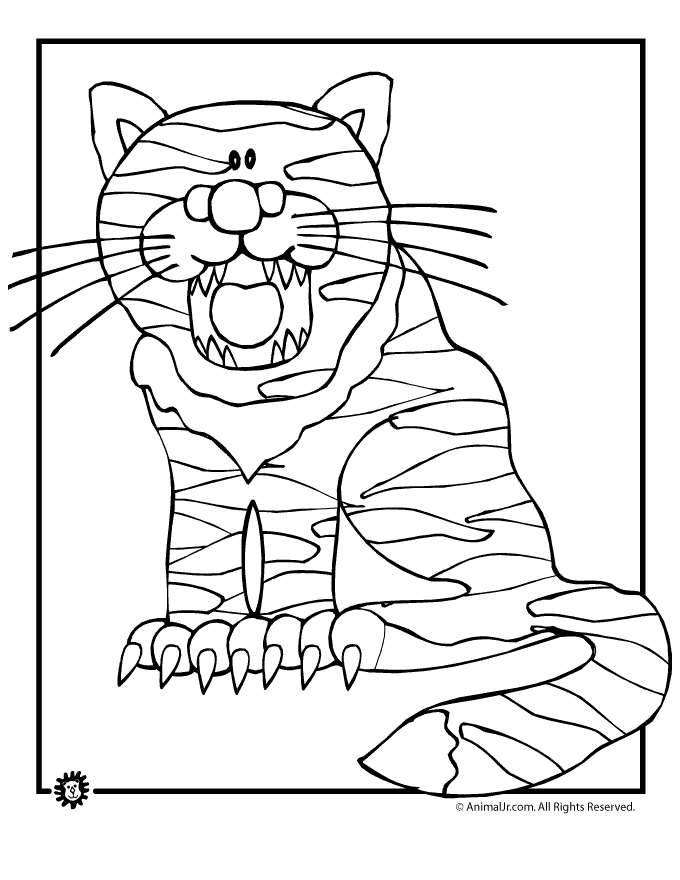 Tiger Cub Coloring Pages