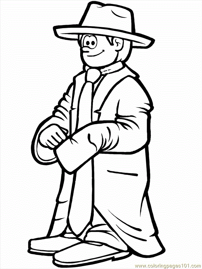 Printable People Coloring Pages - Coloring Home