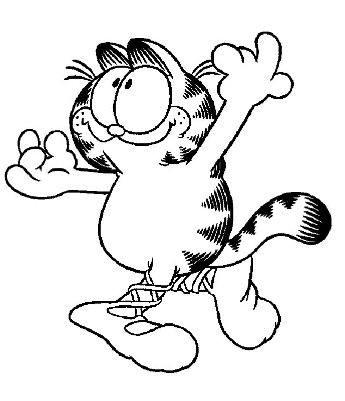 Garfield | Free Printable Coloring Pages – Coloringpagesfun.com 