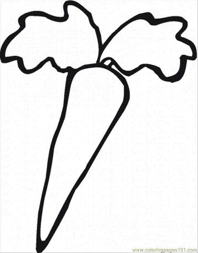 Coloring Pages Carrot 18 (Natural World > Vegetables) - free 