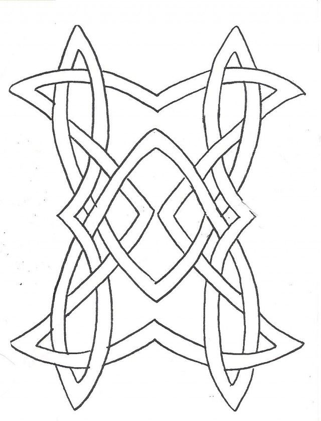 Celtic Knot Coloring Page - Coloring Home