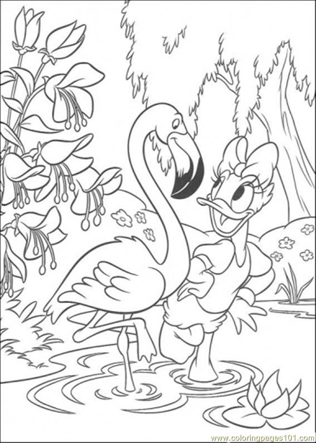 Disney Coloring Pages Daisy Donald Duck | HelloColoring.com 