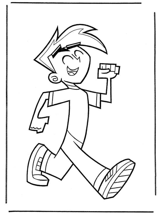 Free Printable Danny Phantom Coloring Pages For Kids