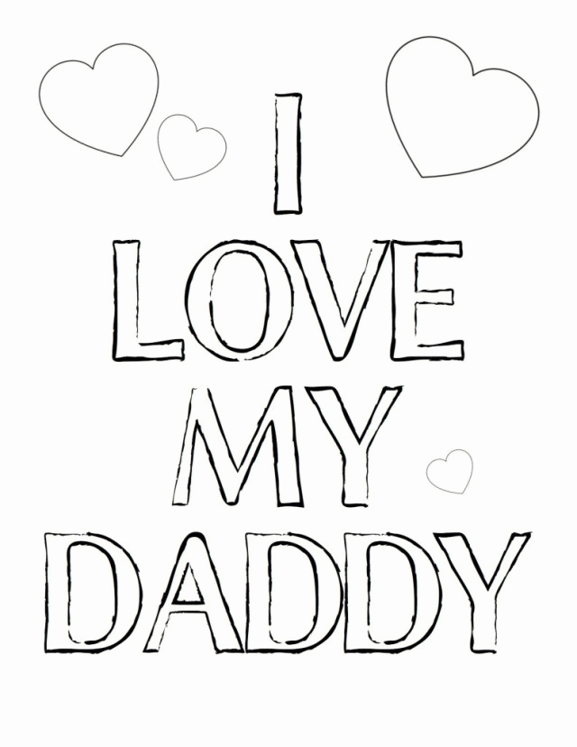 Fathers Day Printable Coloring Pages Top Resolutions | ViolasGallery.