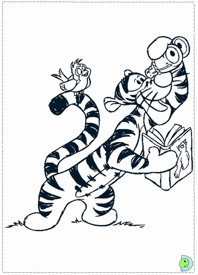 jesus hd tigger Colouring Pages