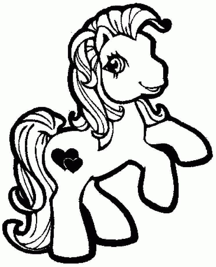 Colouring Sheets Cartoon My Little Pony Printable Free For 
