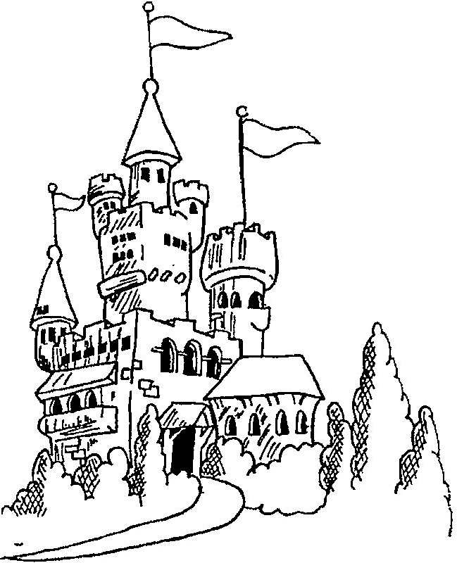 Castle Coloring Pages 4 | Free Printable Coloring Pages 