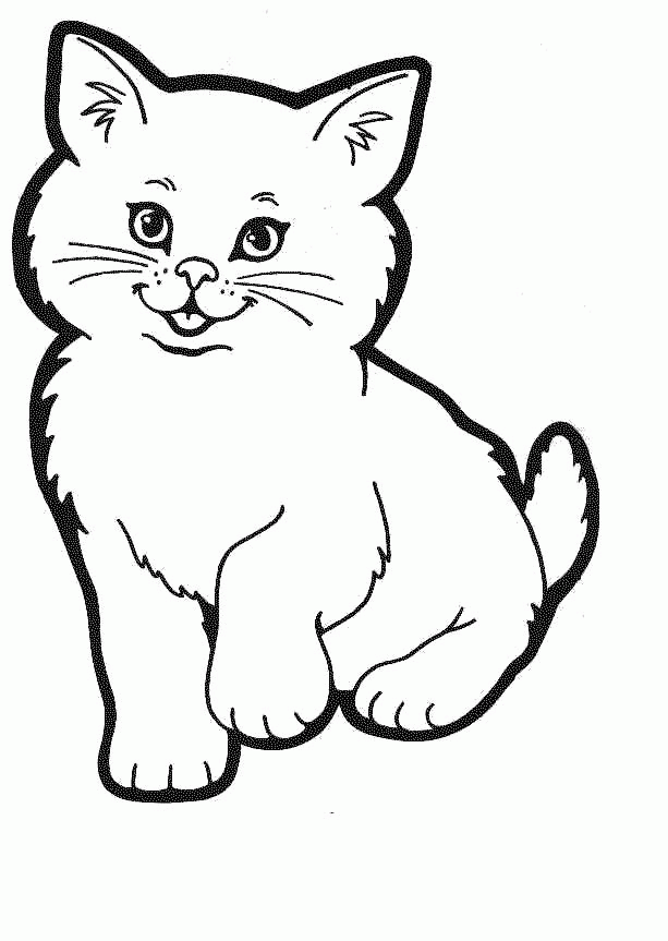 Kitten Coloring Pages, Cute Gift For Your Kids | Printable 