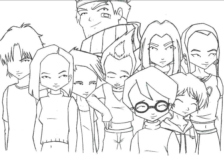 Code Lyoko Coloring Pages Coloring Home