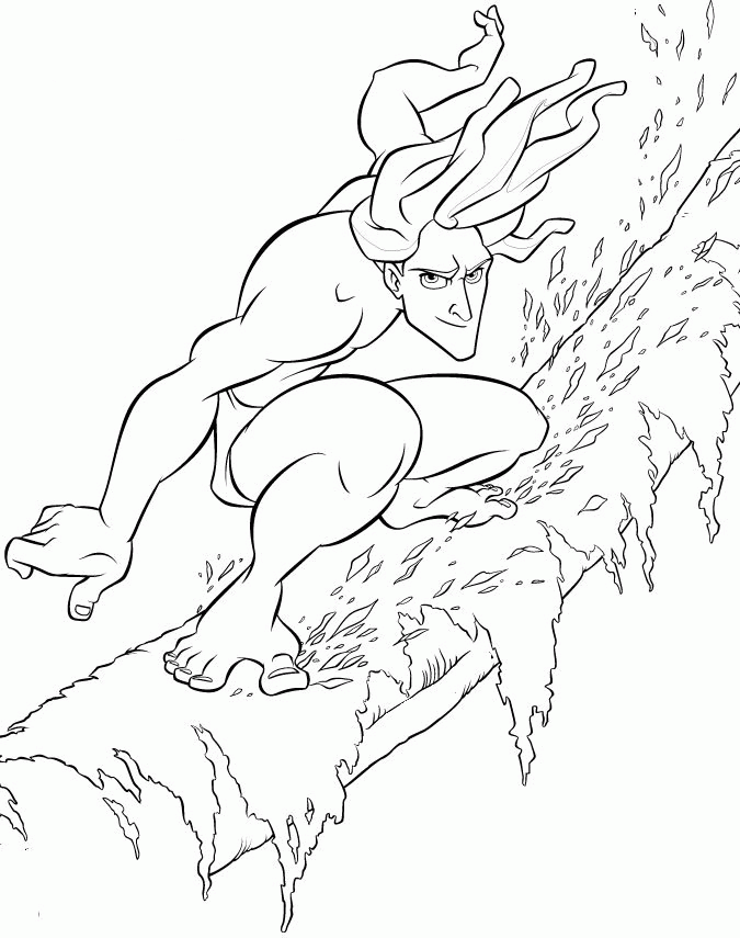Disney Tarzan print coloring pages. 25