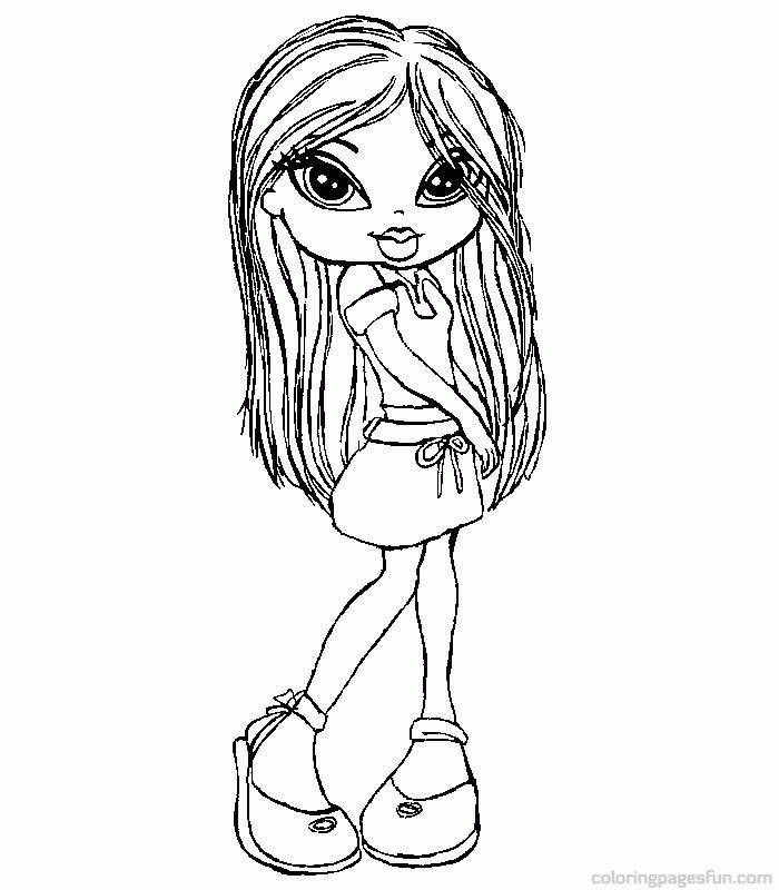 Bratz Kidz Coloring Pages 1 | Free Printable Coloring Pages 
