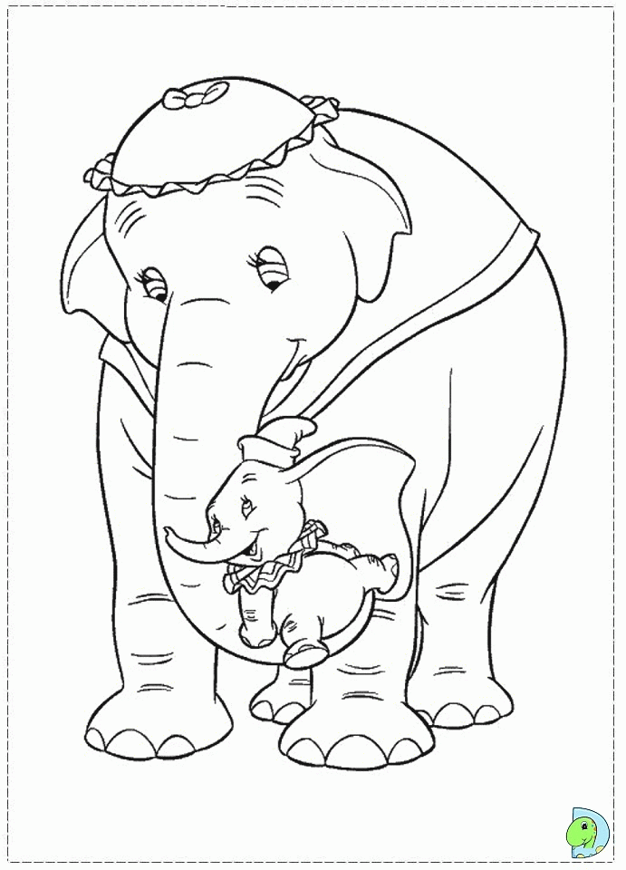 Dumbo Coloring page
