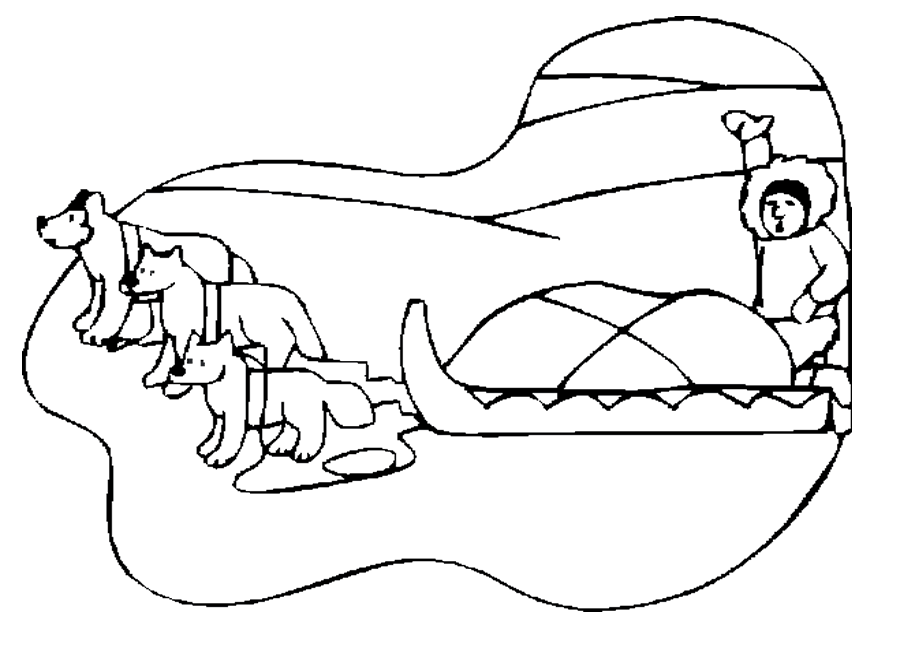 Sledding Coloring Pages - Coloring Home
