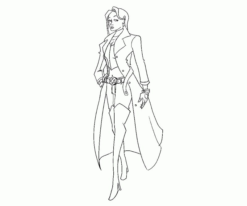 X Men Emma Frost Coloring Pages Coloring Home