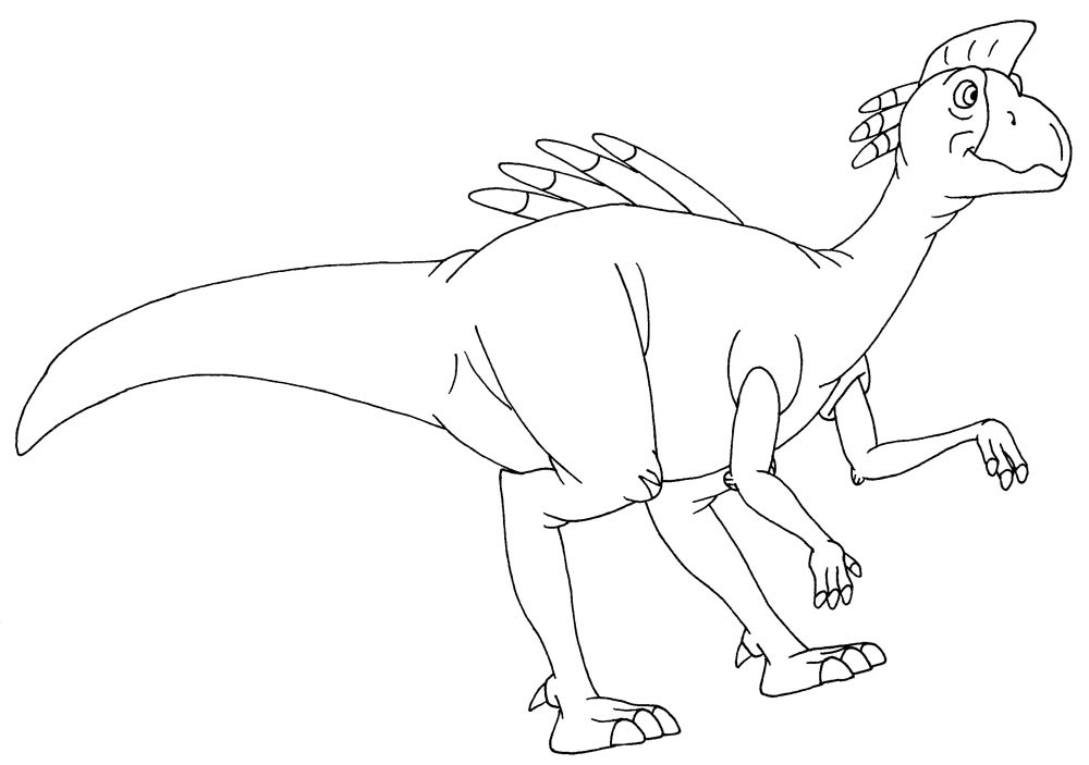 Dilophosaurus Coloring Page - Get Coloring Pages