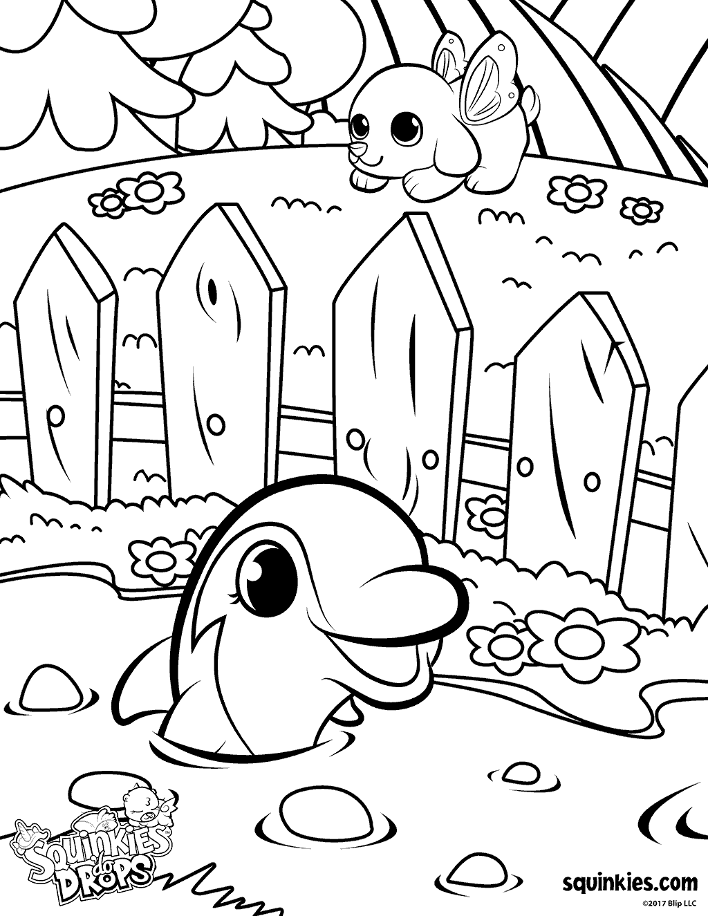 Squinkies Coloring Page Squinkieville Clubhouse - Get Coloring Pages