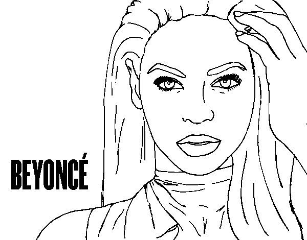 Beyoncé I am Sasha Fierce coloring page - Coloringcrew.com
