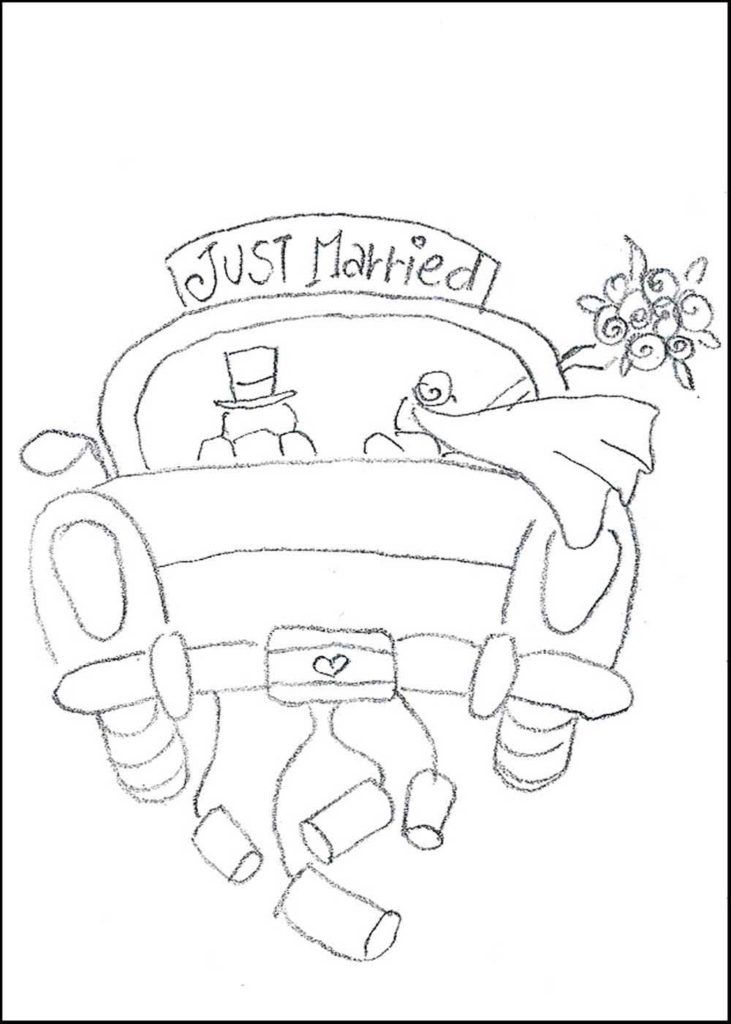 Coloring Pages: Free Coloring Pages Of Wedding Car Wedding ...