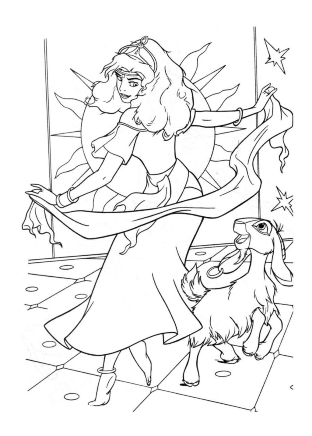 The hunchback of notre dame coloring pages - Coloring for kids ...