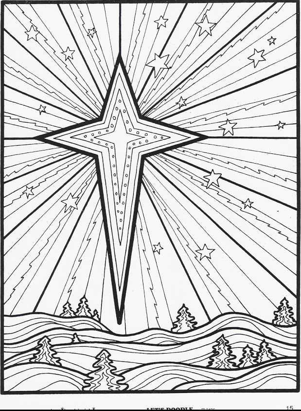 8 Christmas Coloring Pages For Adults