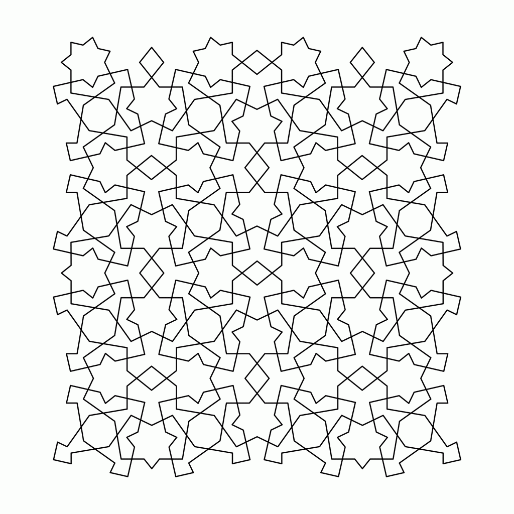 Tessellation Coloring Pages for Pinterest