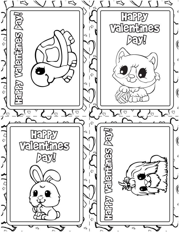 Kids Valentine Coloring Pages | DigWallpaper – Free HD Wallpapers ...