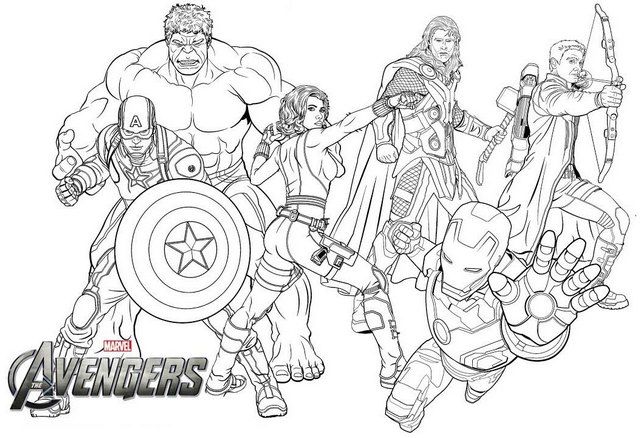New Avengers Endgame Coloring Page for Marvel Fans | Avengers coloring pages,  Avengers coloring, Marvel coloring