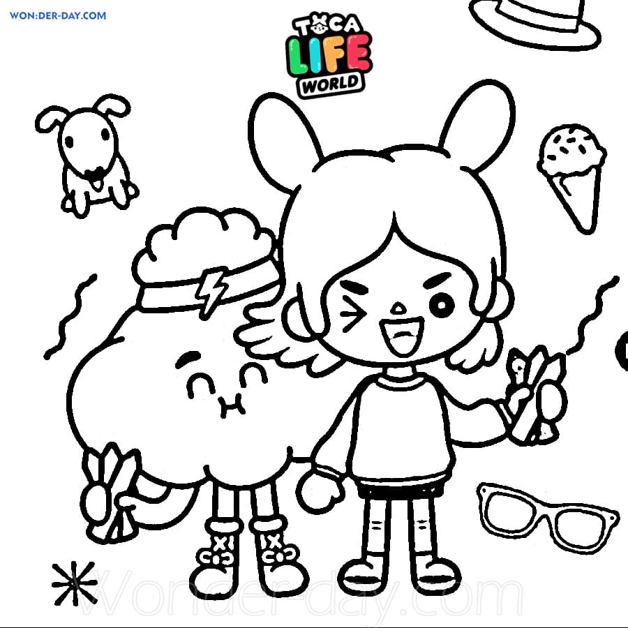 Toca Boca Life Coloring Pages   Printable Coloring Pages ...