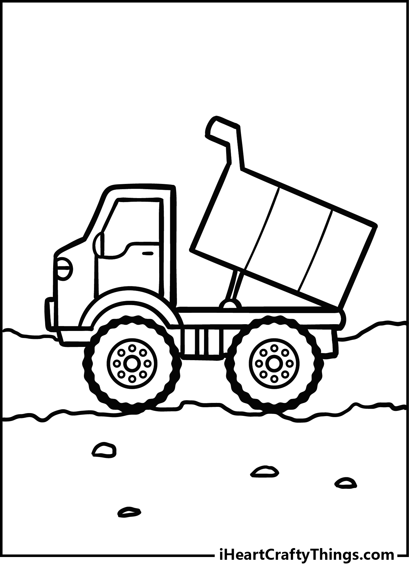Printable Dump Truck Coloring Pages (Updated 2022)